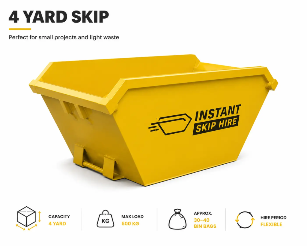 4 yard skip edinburgh price
